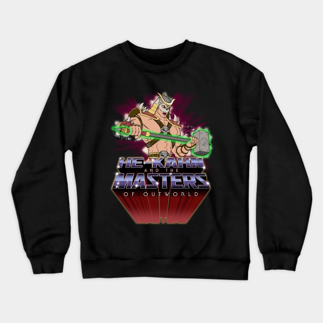 HE-KAHN and the MASTERS of OUTWORLD Crewneck Sweatshirt by maikeandre